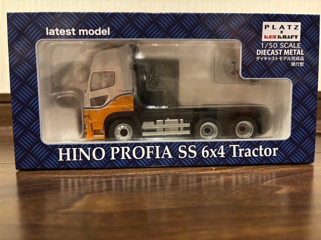 ケンクラフト　1/50 SS 6×4 ハイルーフ現行&16輪中低床トレーラ