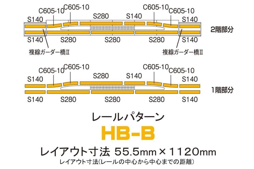 TOMIX 91043 高架複線階層駅セット(レールパターンHB-B)