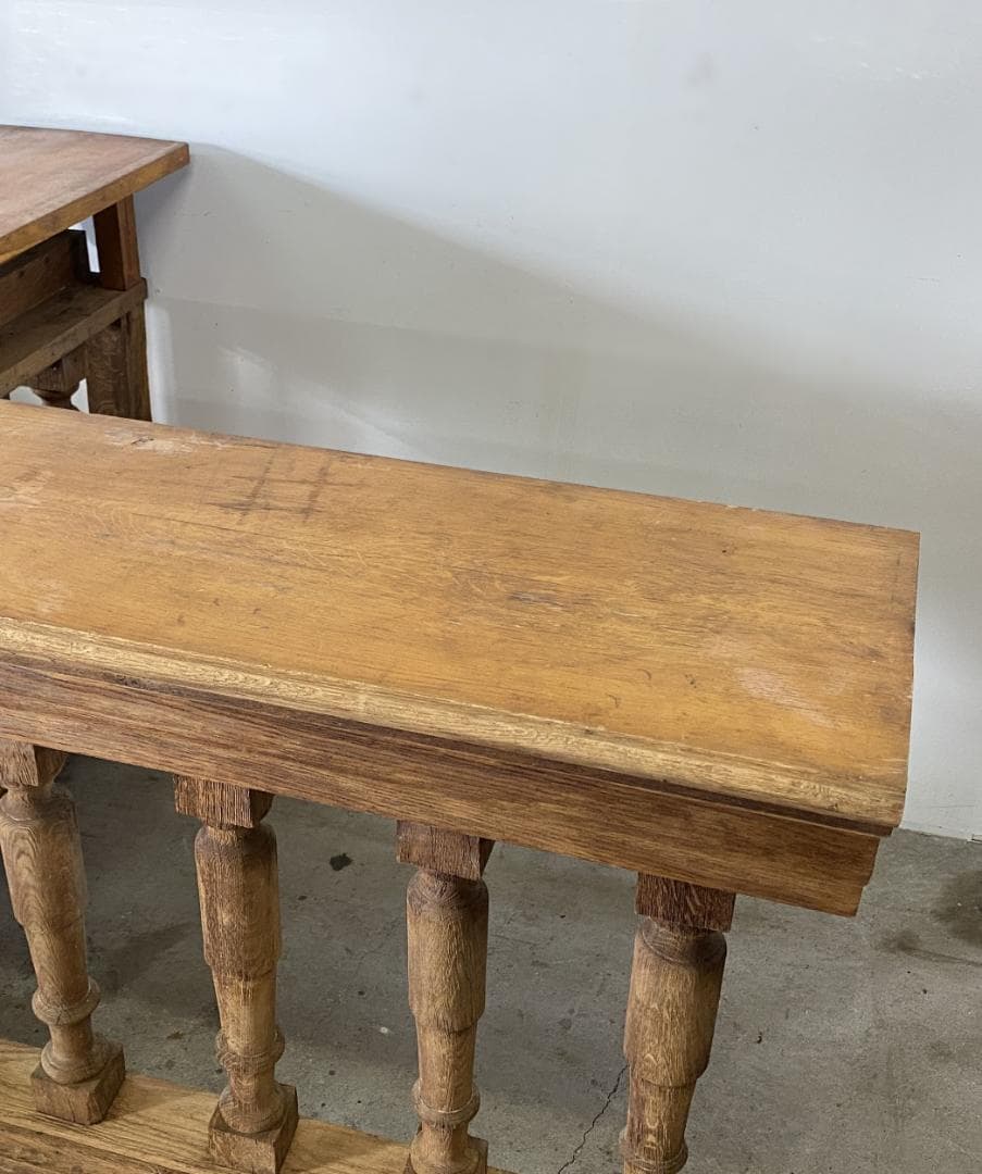 フランス アンティーク Baulstrade テーブル チェア カウンター