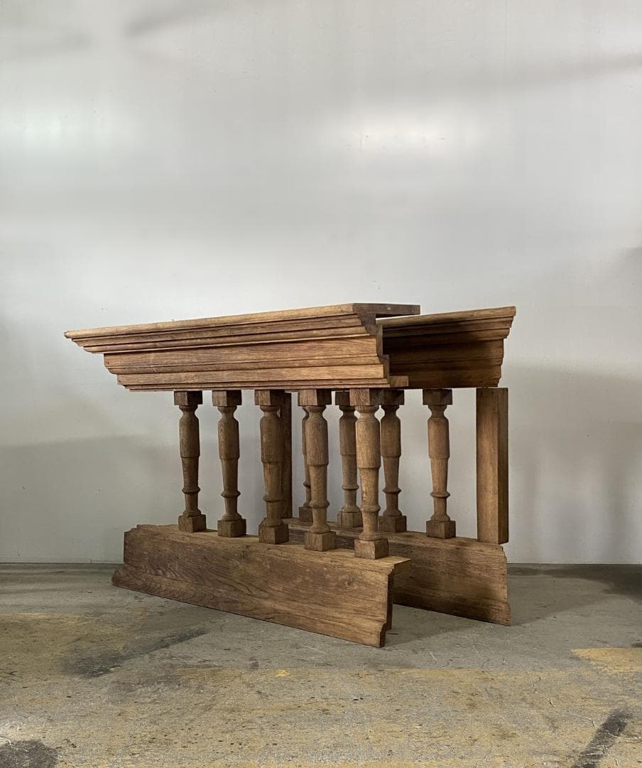 フランス アンティーク Baulstrade テーブル チェア カウンター