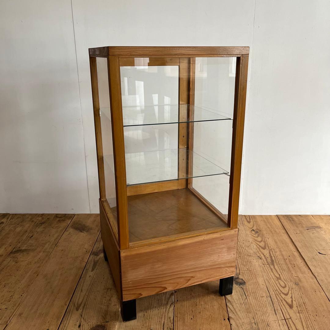 アンティーク ガラスケース ショーケース レトロ 飾り棚