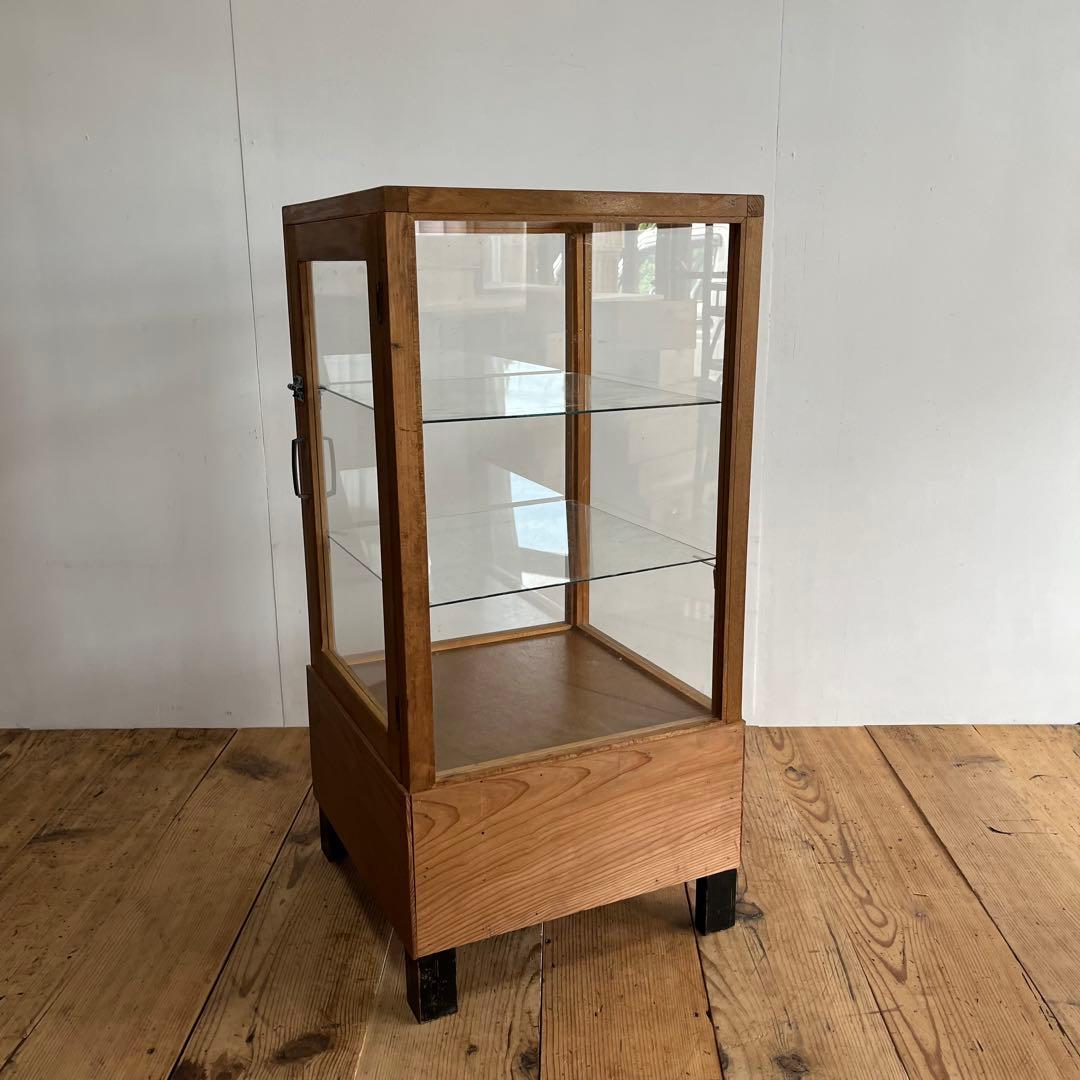 アンティーク ガラスケース ショーケース レトロ 飾り棚