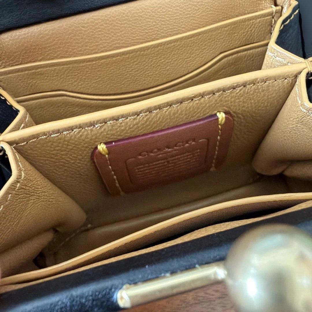 COACH ブラック レザー ケース