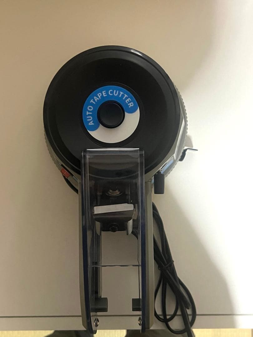 自動カット機能付きテープカッター グレー