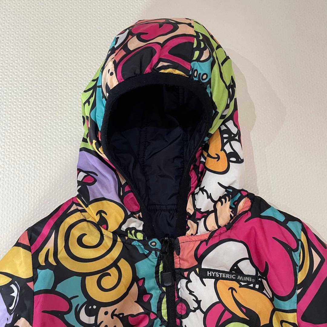 美品　ヒスミニ リバーシブル アウター90