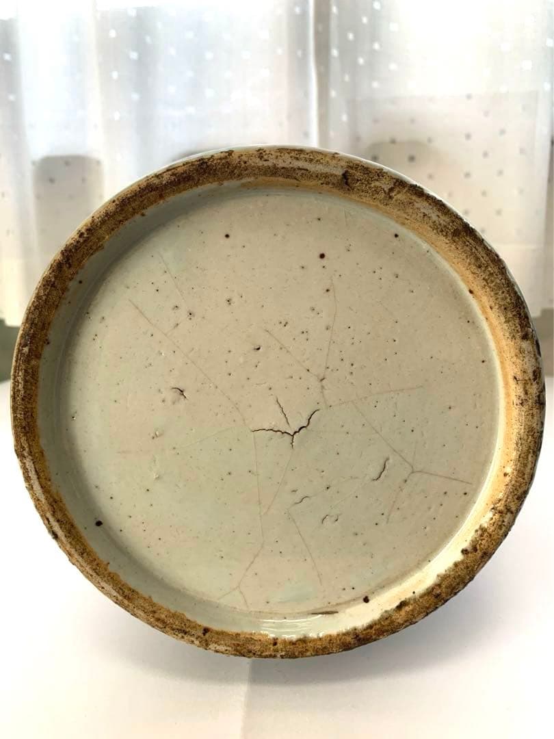 中国　清時代　染付双耳大瓶