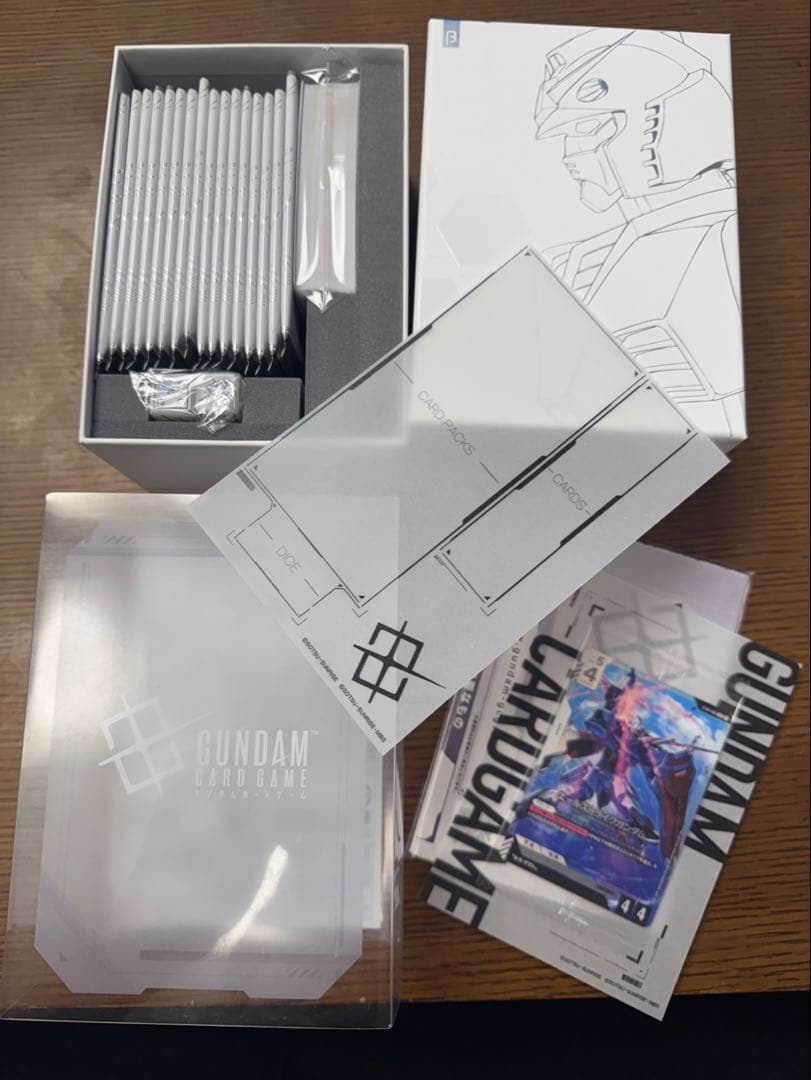 ガンダムカードゲーム box ガンダム LR+ ST01-001 β版 封入