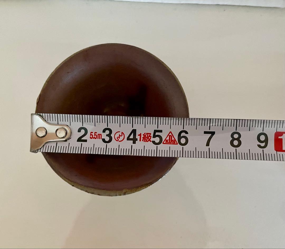 備前焼　煎茶器揃　宝瓶・湯冷し・煎茶椀　松ぼっくり　五郎兵衛窯　木箱付き