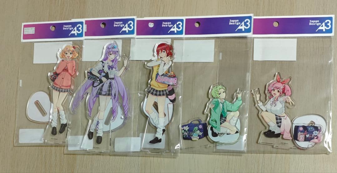 劇場版マクロスΔ 池袋デルタ学園 ギャルなワルキューレ アクリルスタンドセット