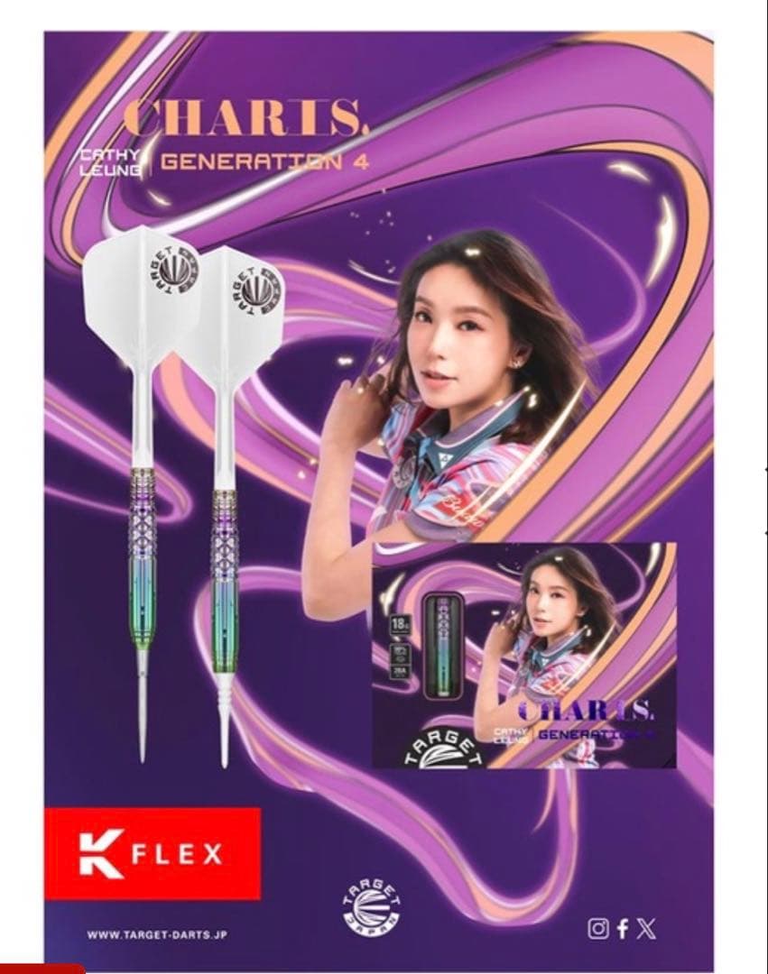 セール【新品・未使用】TARGET CHARIS G4キャシー・リョン選手モデル