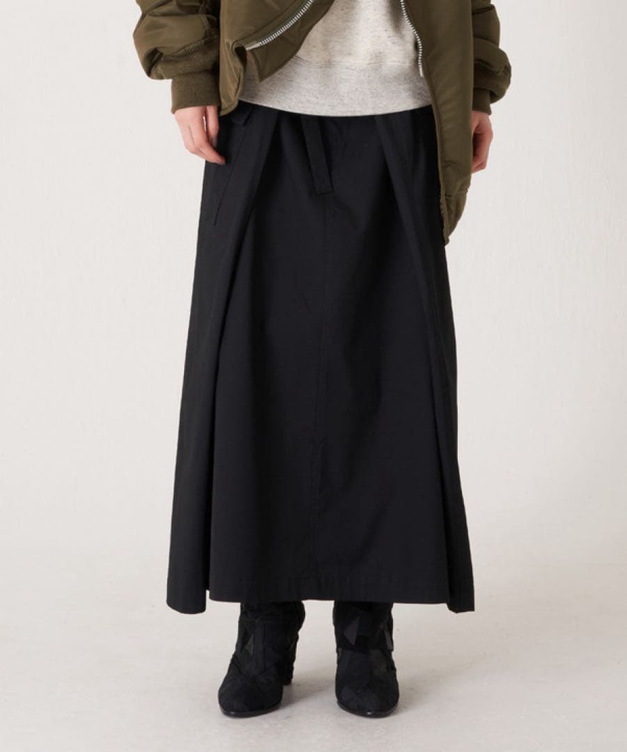 スカート ANREALAGE WRAP POLYESTER MILITARY SKIRT