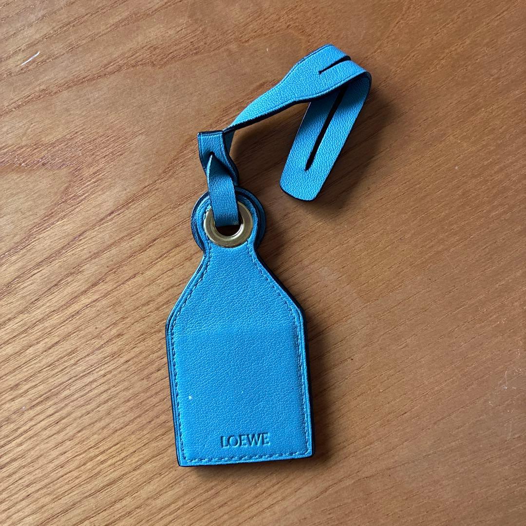 お値下げ❗️LOEWE 青 アマソナ23ショルダーバッグ 保存袋付き