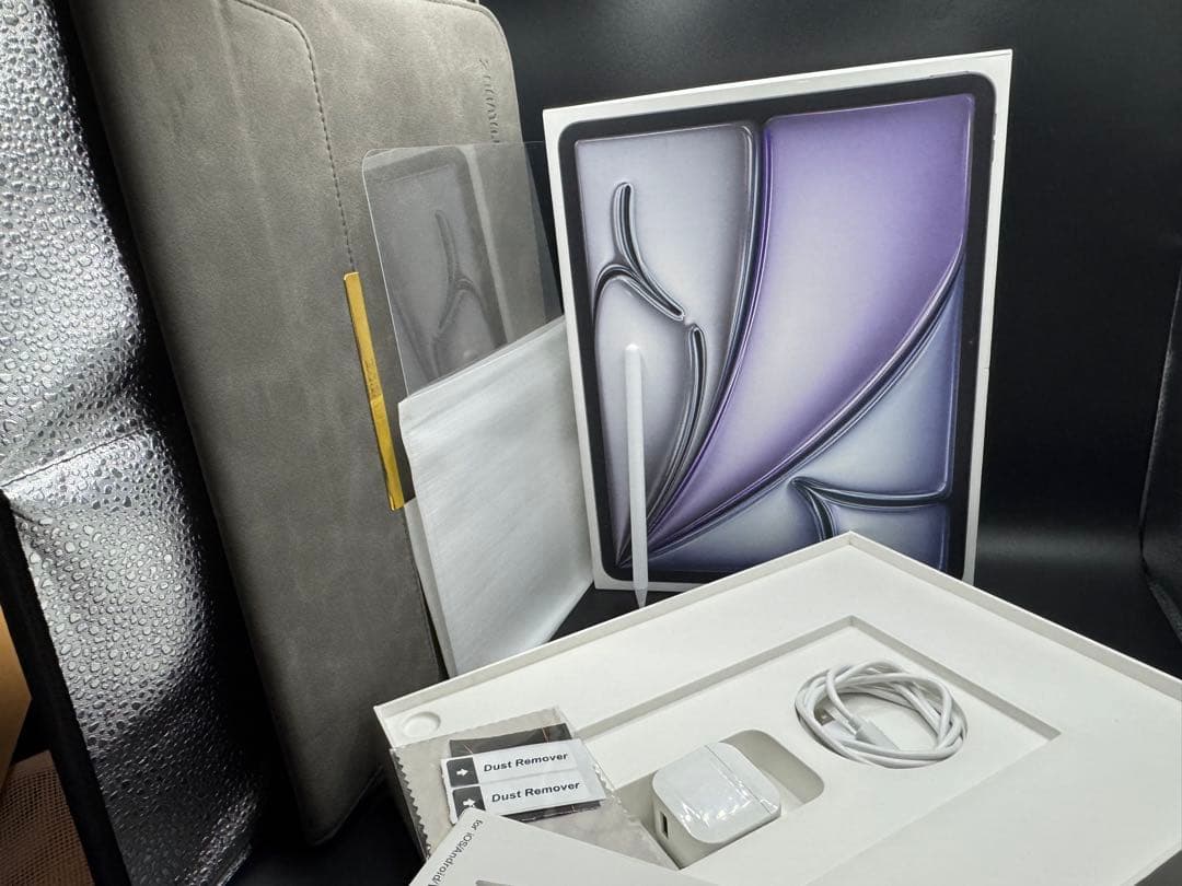 超美品100%512GBipadAir 13㌅M2純正キーボードアップルAIペン