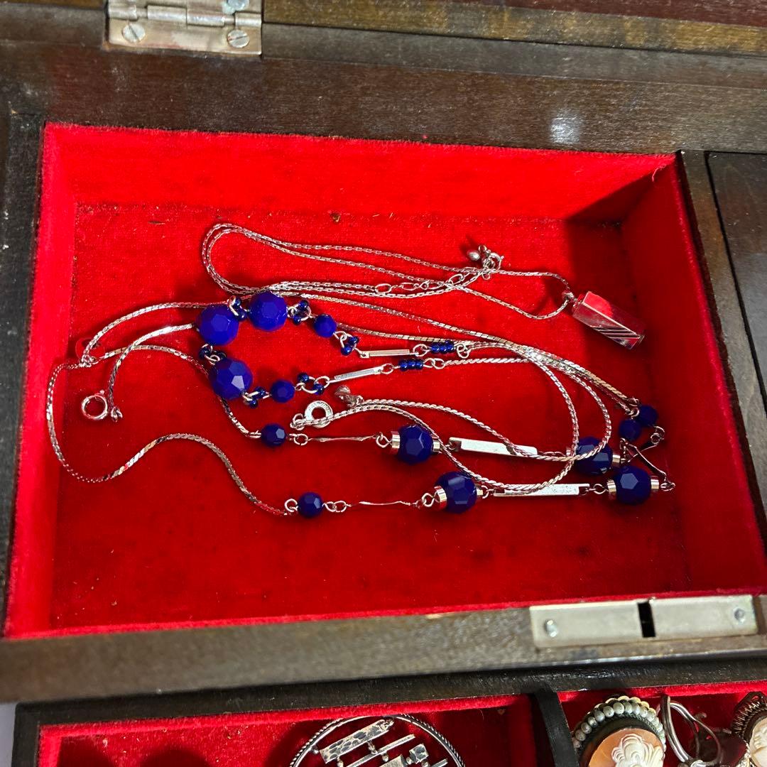 アンティーク　ジュエリー　カメオ　BA800 七宝焼　翡翠　イヤリング　ブローチ