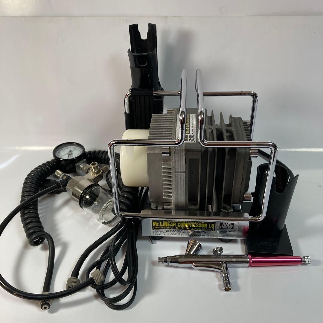 クレオスMr.リニアコンプレッサーL5　エアーブラシセット
