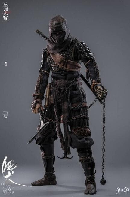 JPT design ｘ POP COSTUME 1/6 万相森羅 忍者 唖犬