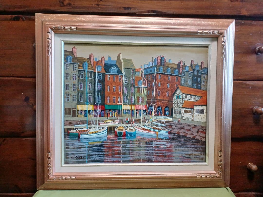 佐藤計 　「ノルマンディー」　油彩　F8号　應美会　 双樹会会員　 鹿児島県出身