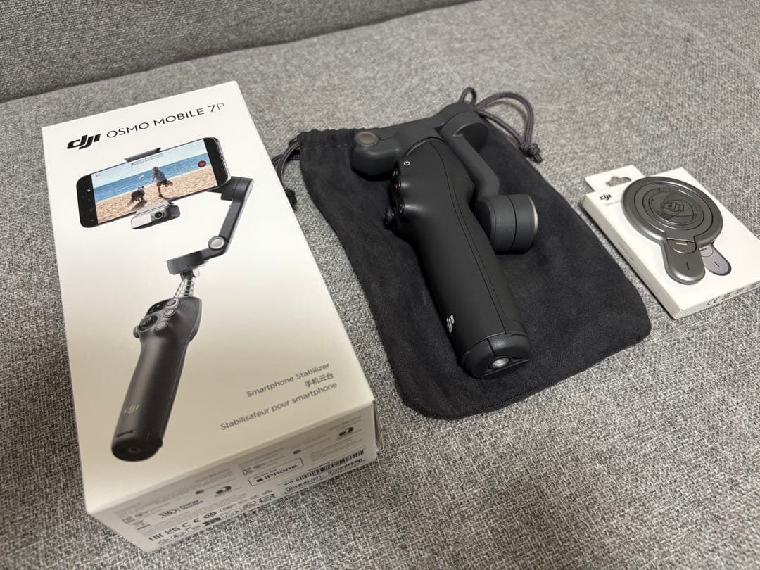【美品】DJI Osmo Mobile 7P + 磁気クイックリリースプレート