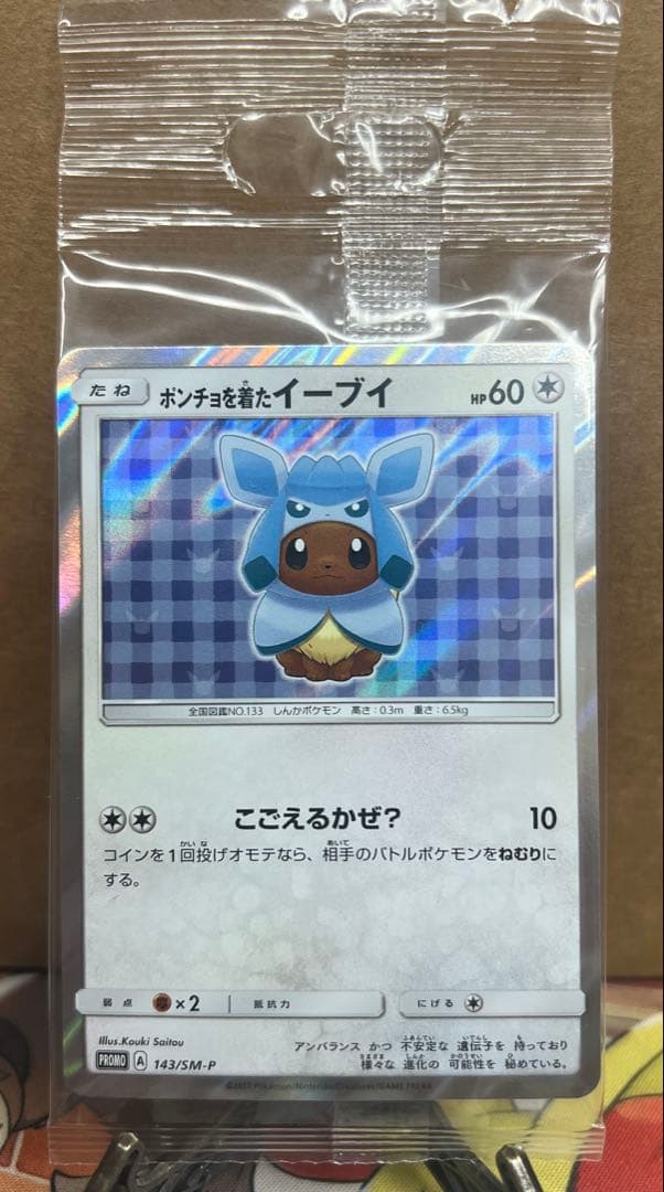 ポンチョを着たイーブイ 未開封 グレイシア