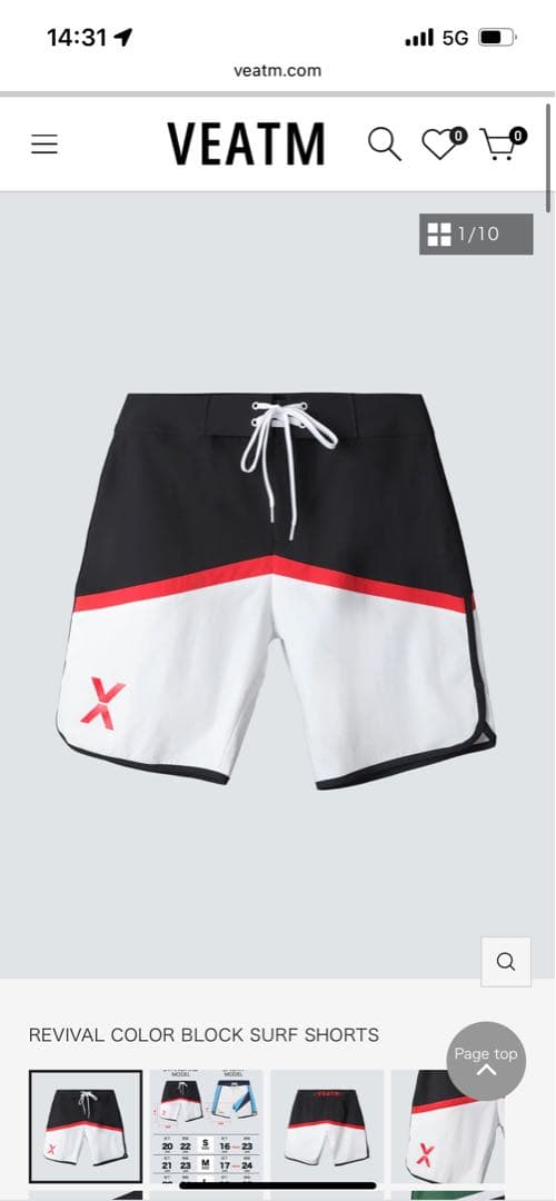 VEATM REVIVAL COLOR BLOCK L サイズ