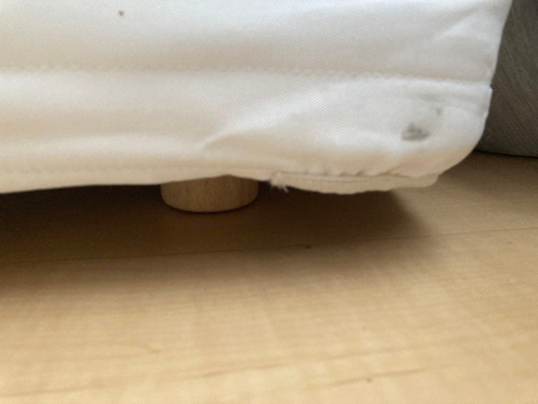 【無印】脚付マットレス・ポケットコイル・シングル(脚5cm)【送料無料】