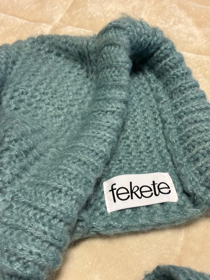 fekete リボン バラクラバ