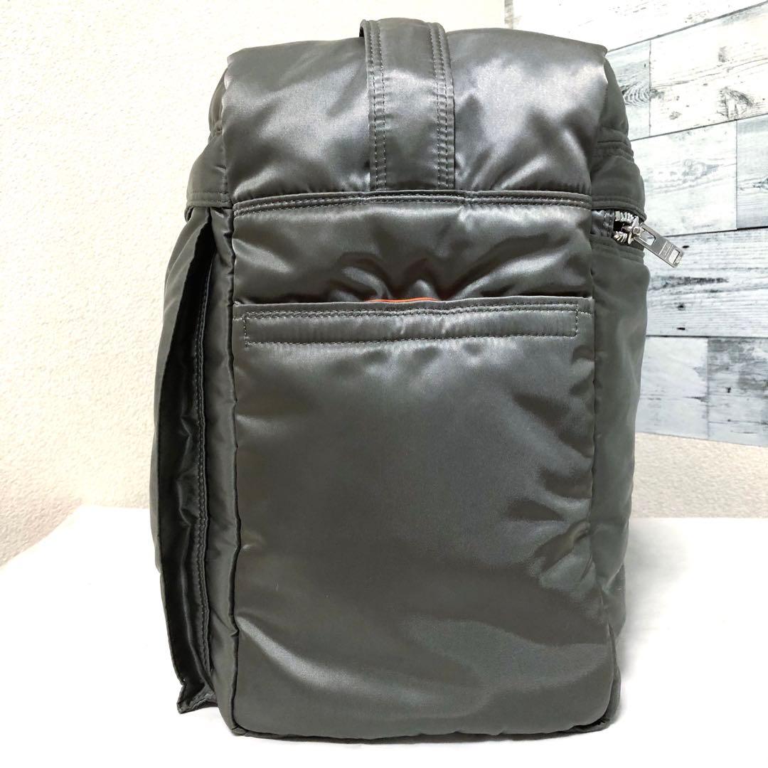 新型✨超美品 ポーター タンカー ボストンバッグ グレー 大容量 2way