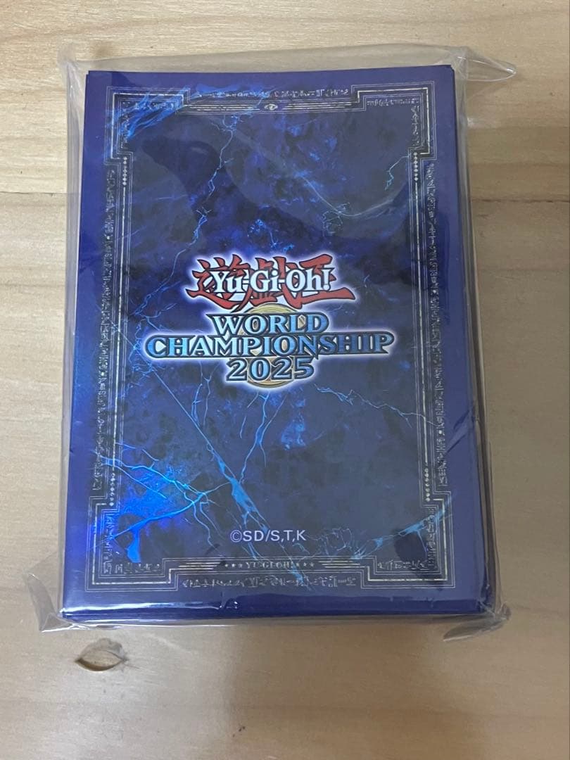 遊戯王 WCS2025 公式スリーブ青 100枚入