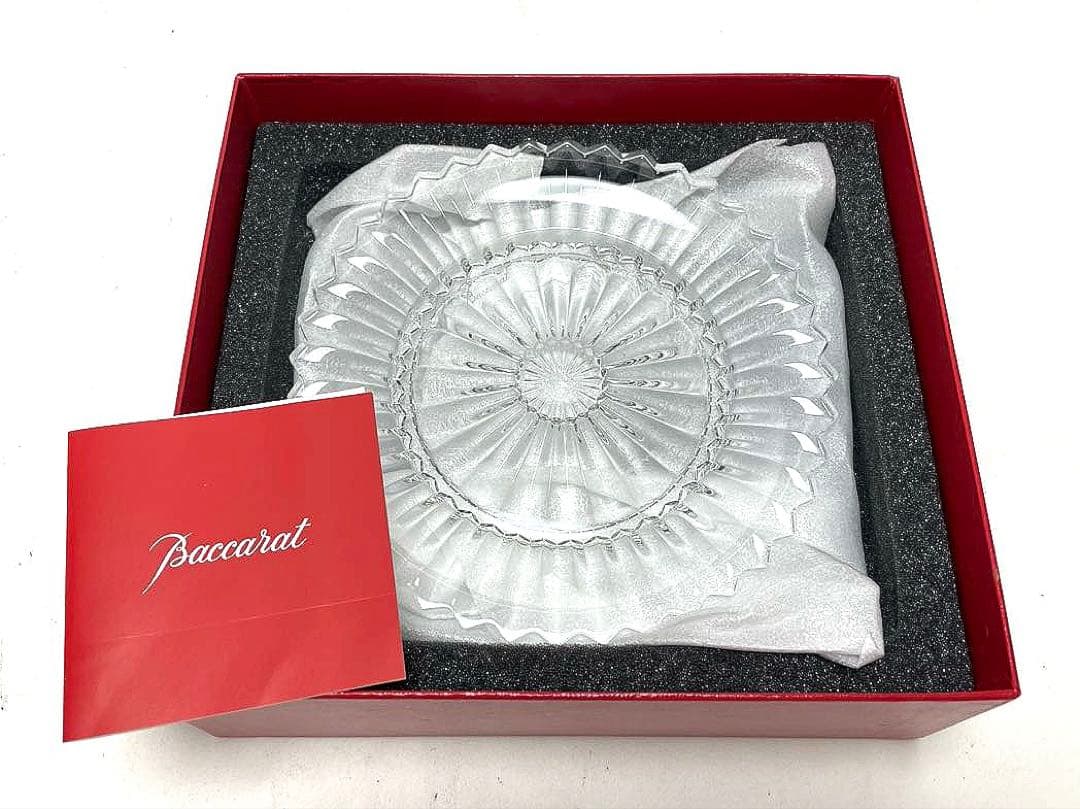 Baccarat バカラ クリスタルガラス プレート食器 新品／未使用