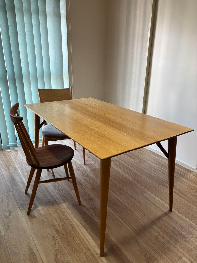 日進木工 オーク材 White wood ダイニングテーブル