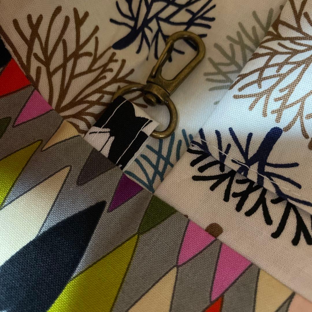 はなはなはち　長財布　やりくり財布　ハンドメイド　トートバッグ