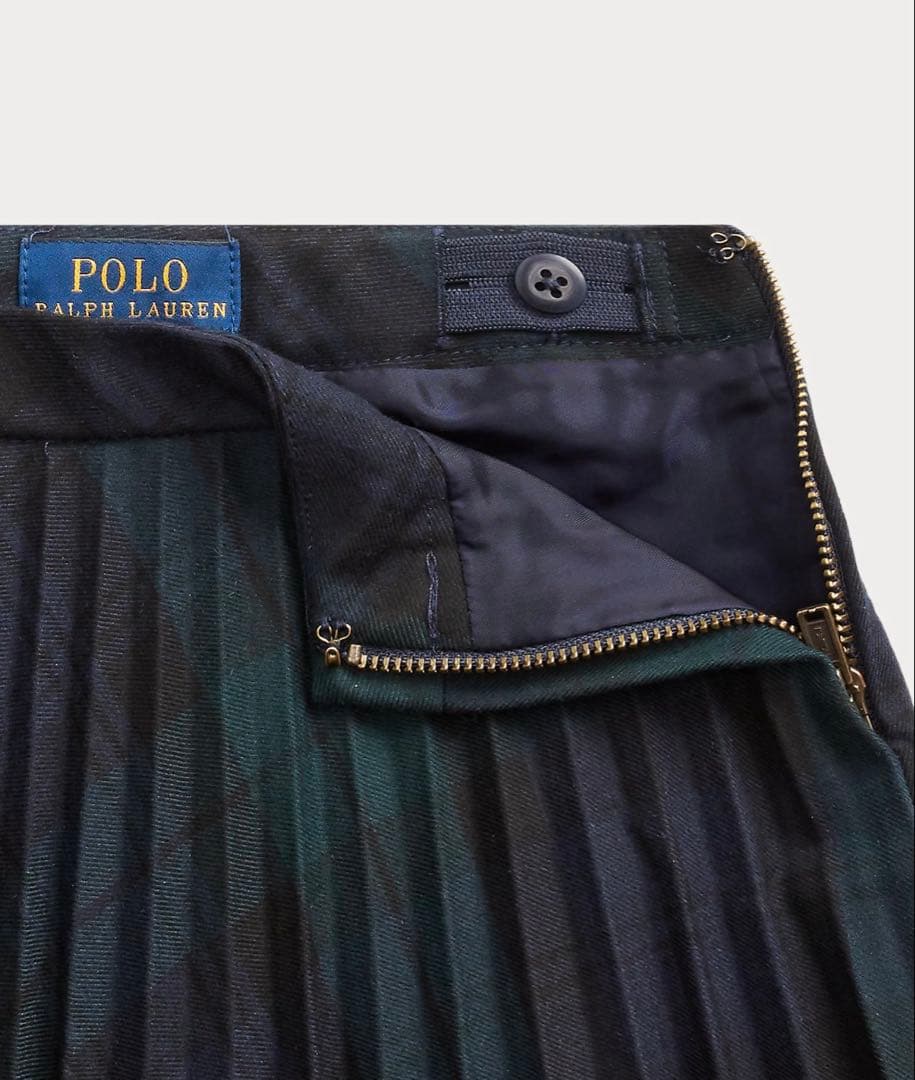 POLO RALPH LAUREN タータン プラッド プリーテッドスカート