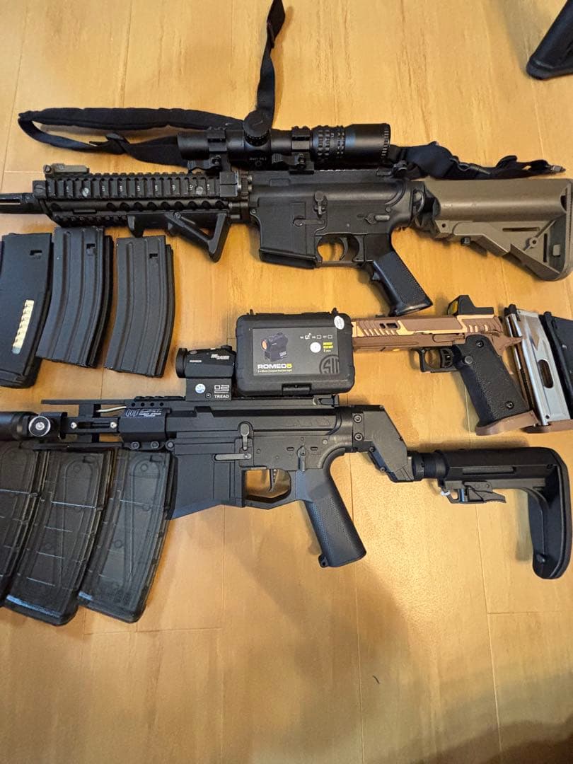 cat電動ガン/次世代mod1/co2ハンドガン/その他付属多数 3点セット