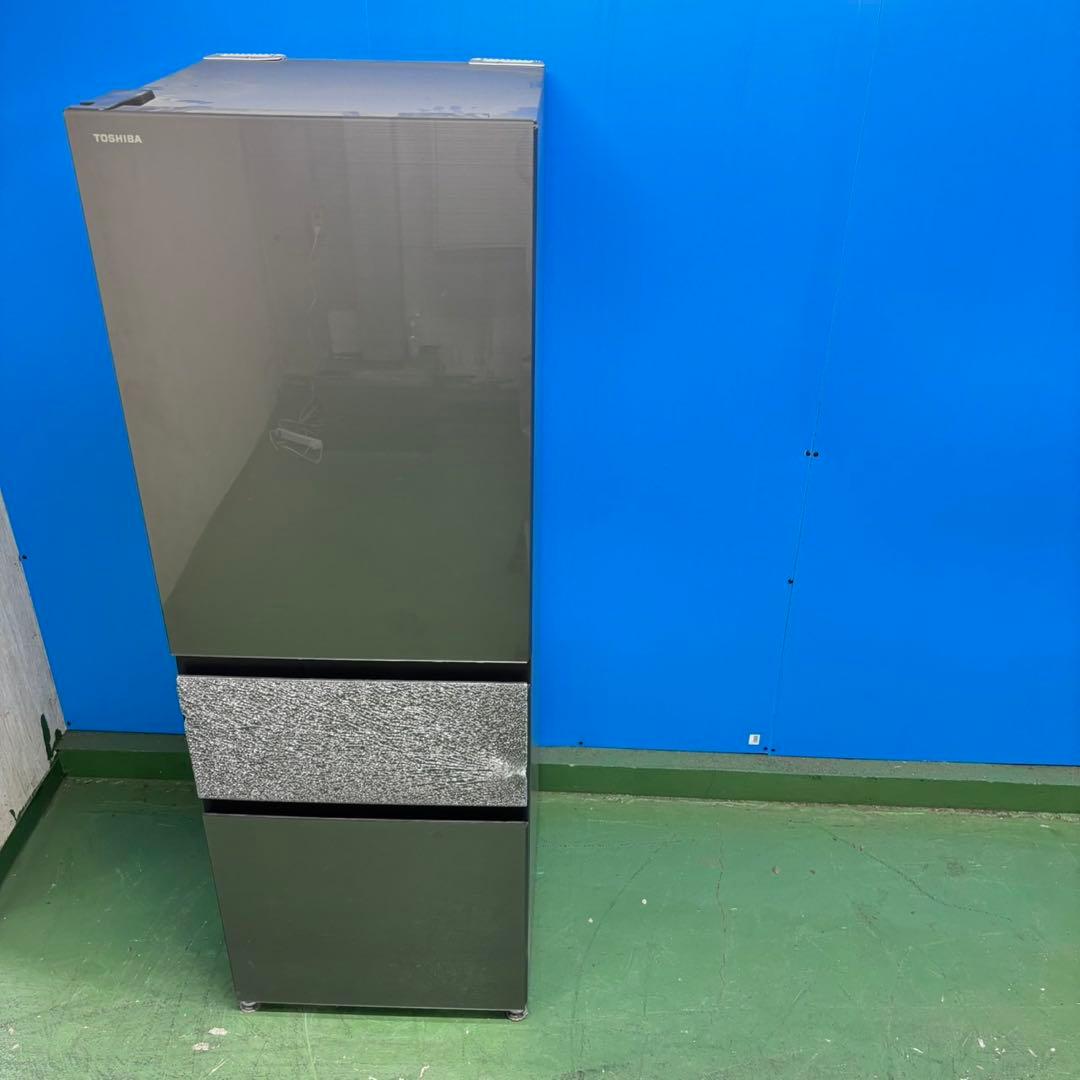 540 大型冷蔵庫　訳あり　1年保証付き　300L〜400L 左開き　極美品