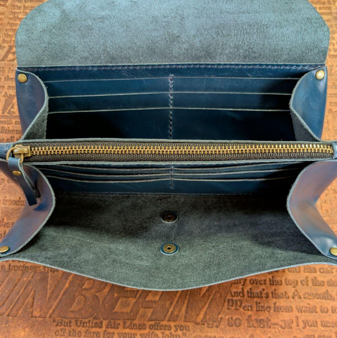 【もこもこ様オーダー】アコーディオン長財布・ぽてっとポーチ