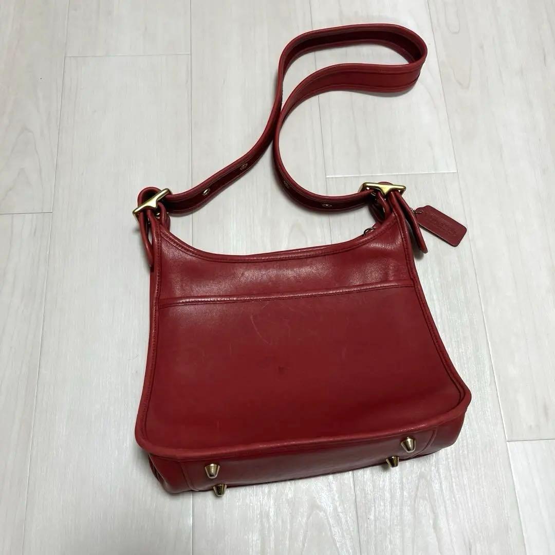coach オールドコーチ　9966 ショルダーバッグ　赤