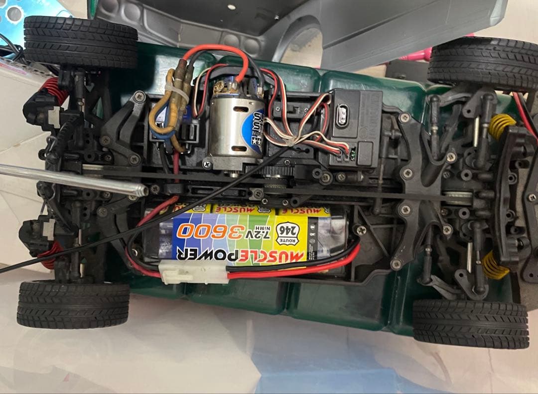 yokomo ラジコンカー ドリフト緑