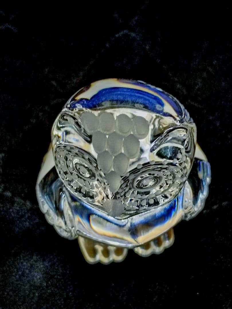 [希少品]マイセン クリスタル フクロウ 置物