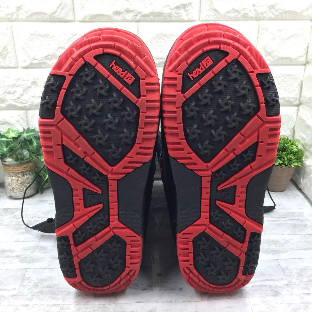 【美品】HEAD ヘッド ボア付き スノーボードブーツ 26.5 ブラック