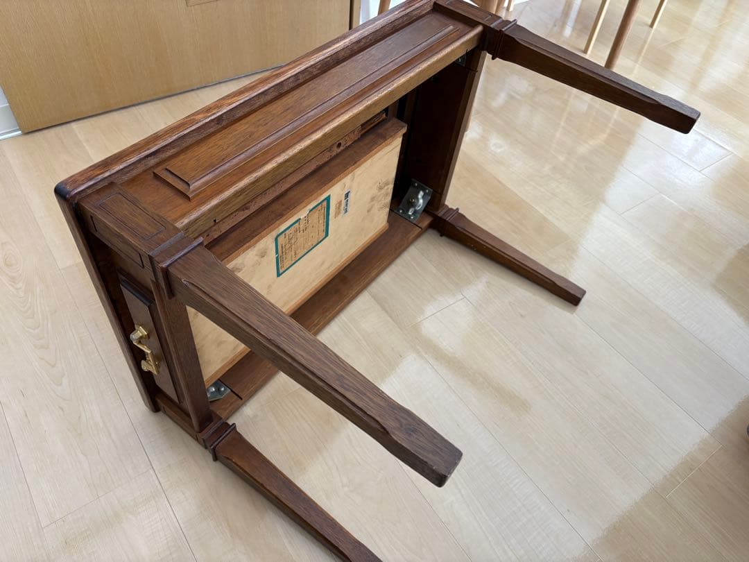 maruni マルニ木工 地中海 サイドテーブル 引き出し付き 花台 電話台