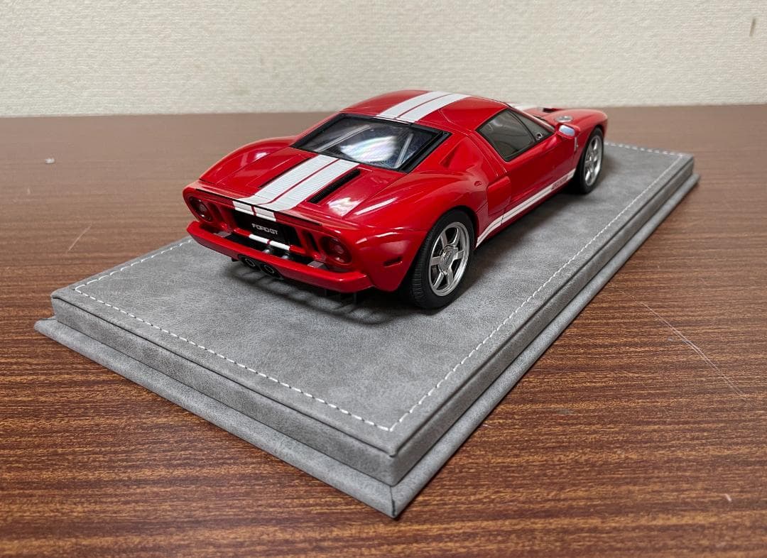 AUTOart ミレニアム 1/18 2005 FORD GT 赤