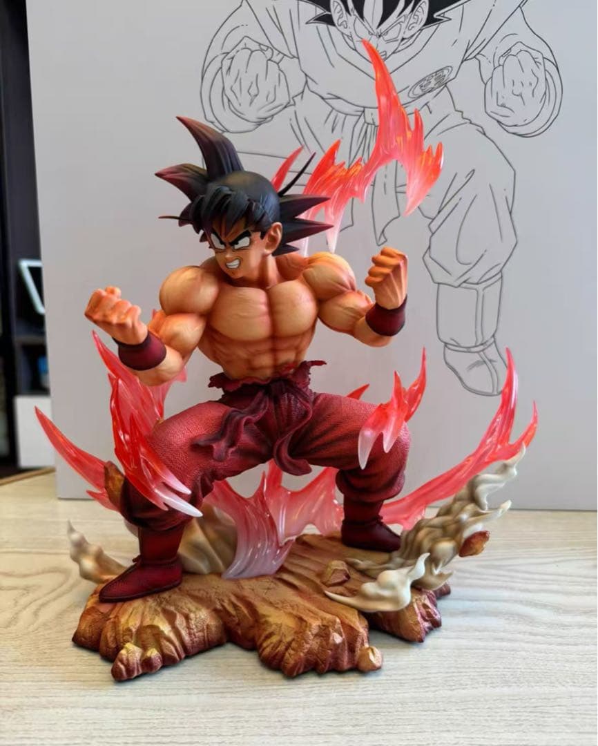 ドラゴンボール 孫悟空 ガレキ ガレージキット スタチューX①⑧③