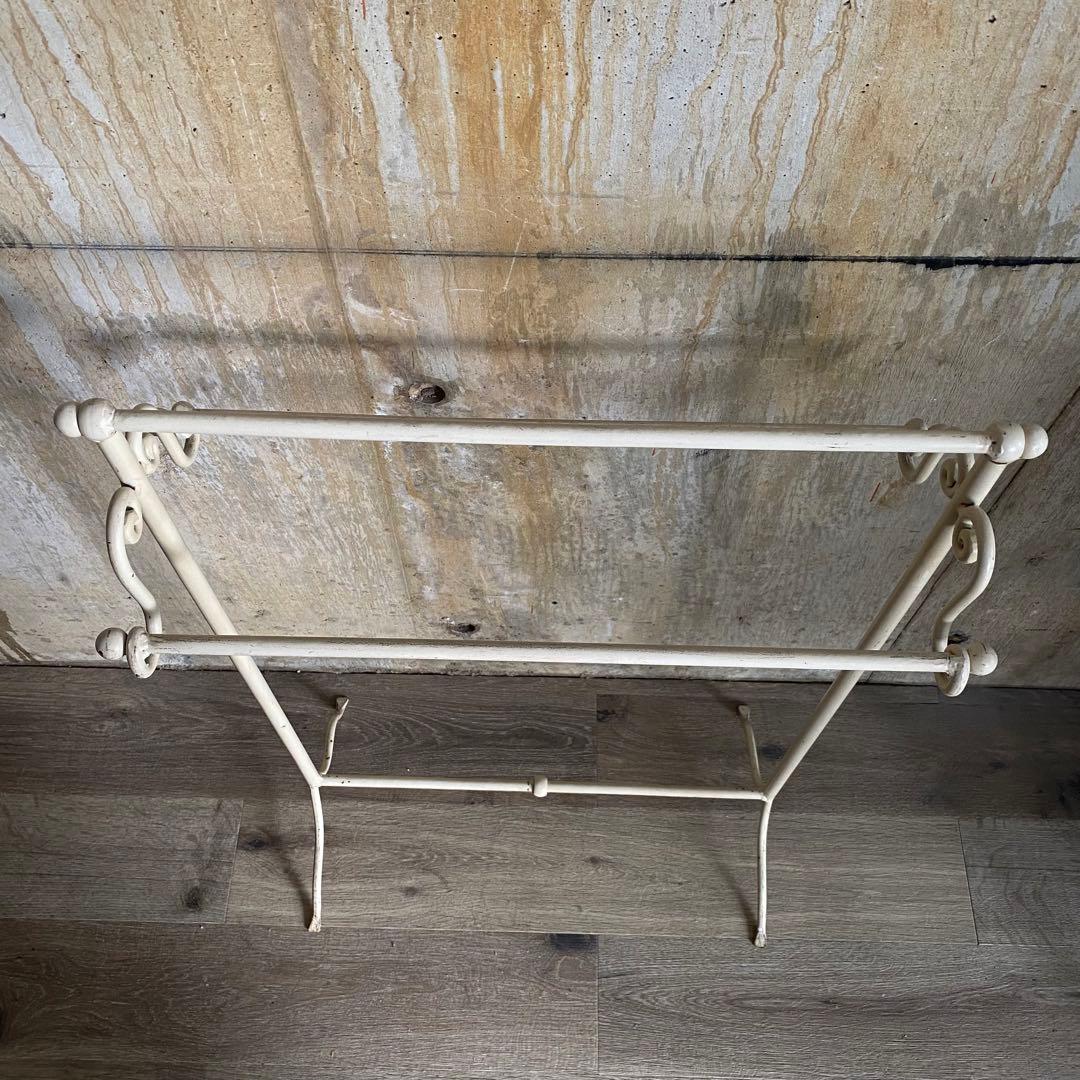 アイアンハンガーラック　タオルハンガー　ヴィンテージ　クラシック　アンティーク