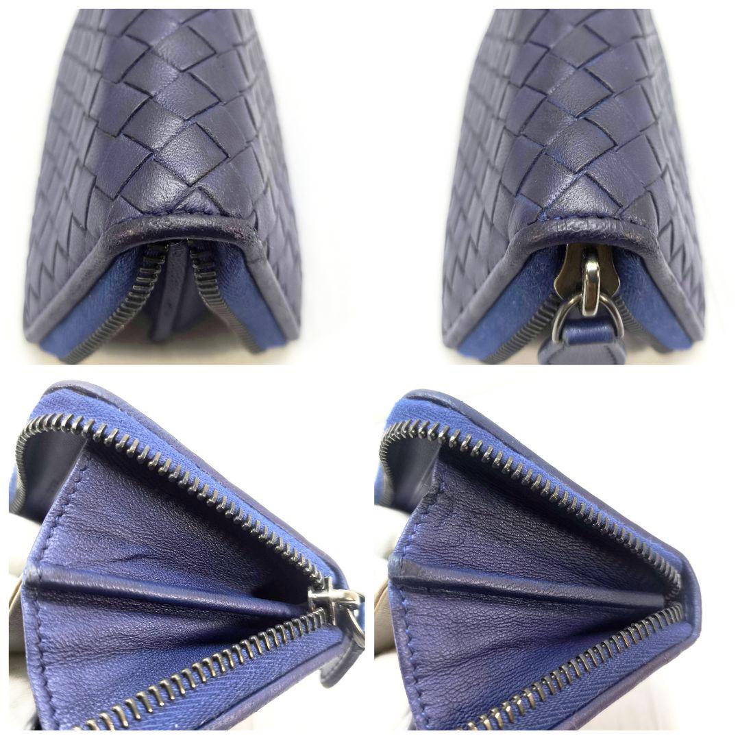 美品 ボッテガヴェネタ イントレチャート ケース ジッピー パース