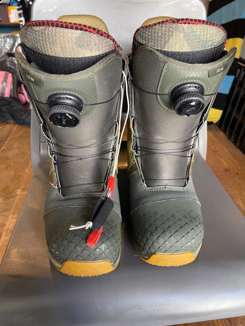 バートン　ION スノーボードブーツ 男性用 グレー/オリーブ
