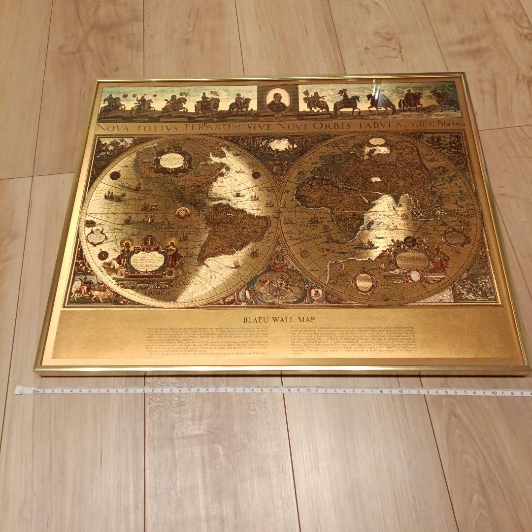 BLAEU WALL MAP アンティーク 世界地図