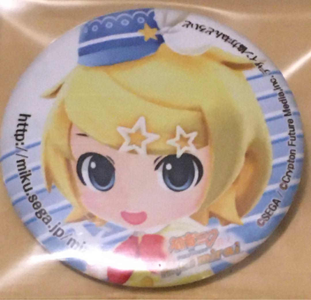 鏡音リン 初音ミク グッ鉄カフェ 缶バッジ エアライン