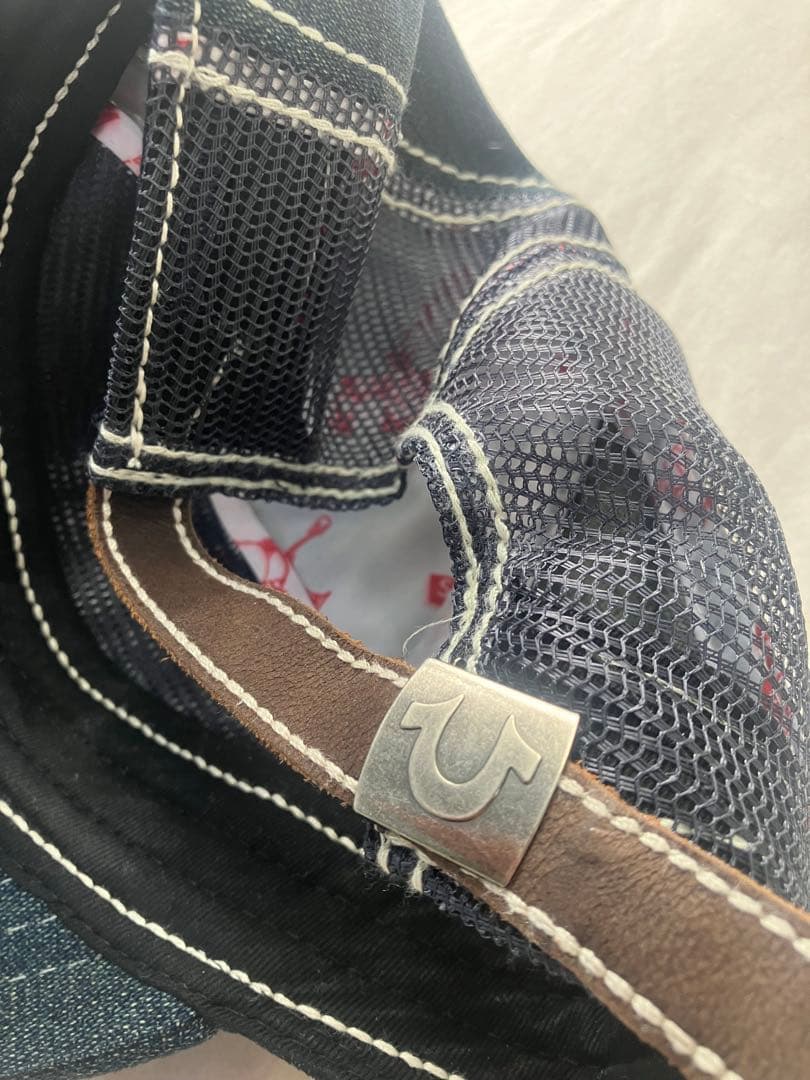 SUPREME TRUE RELIGION デニムキャップ ダメージ加工