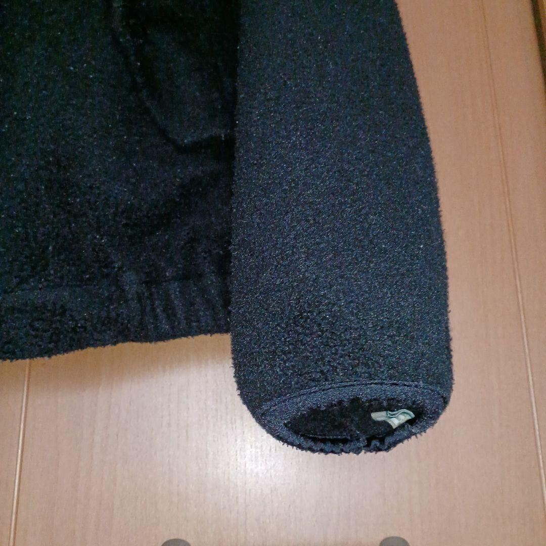 アンダーカバー　ブラックフリースジップアップジャケット