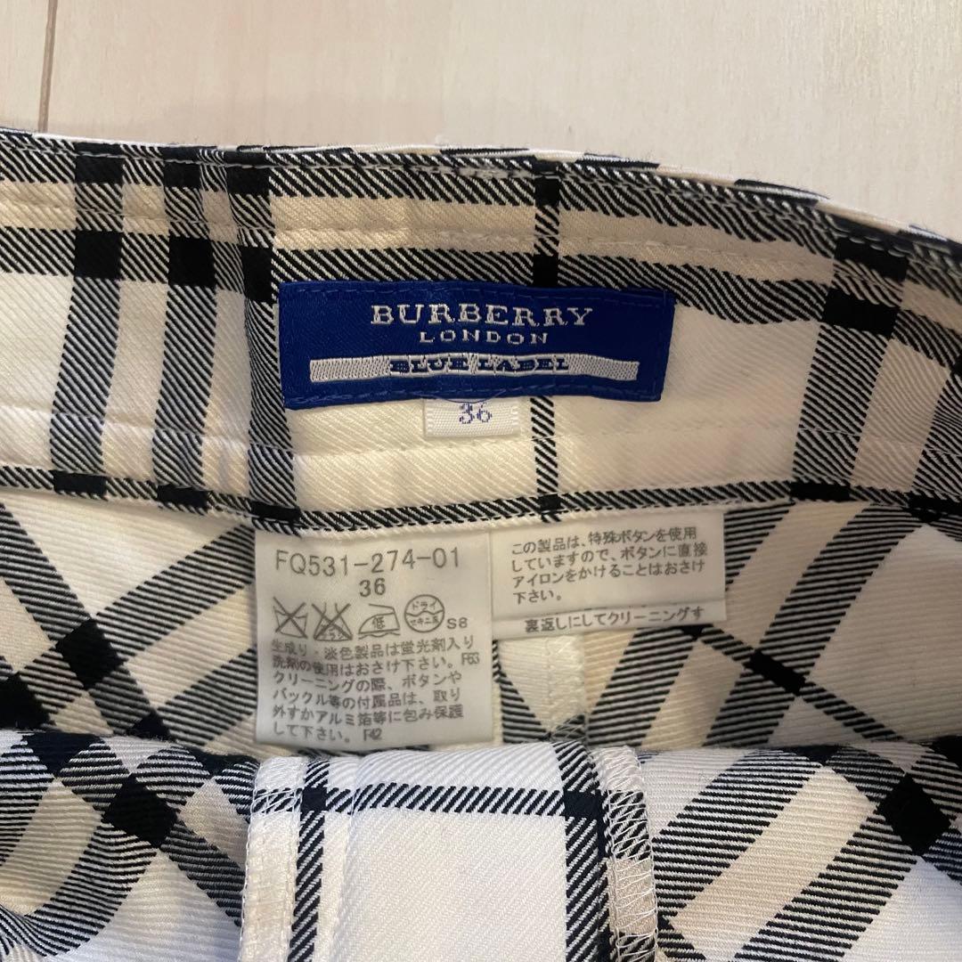 バーバリーブルーレーベル キュロットスカート ショートパンツ サイズS
